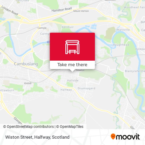 Wiston Street, Halfway map