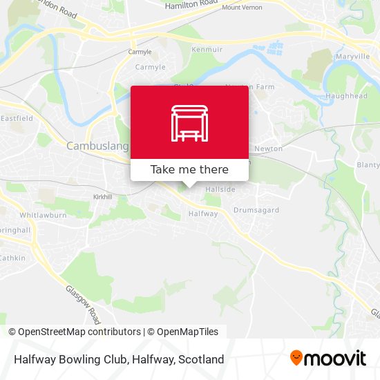 Halfway Bowling Club, Halfway map