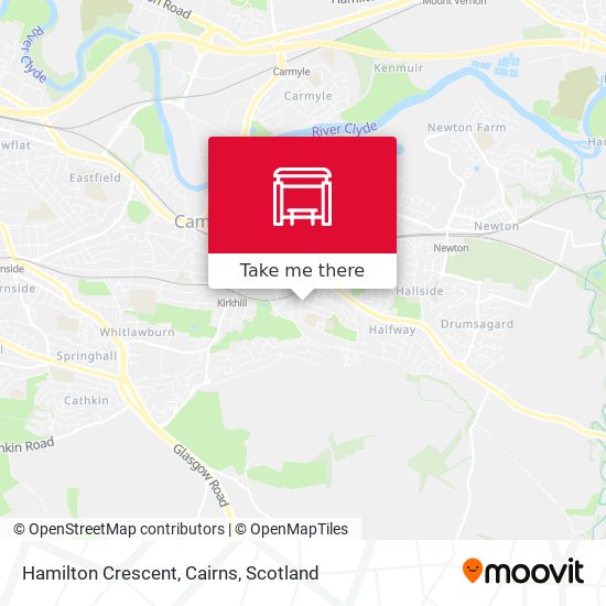 Hamilton Crescent, Cairns map
