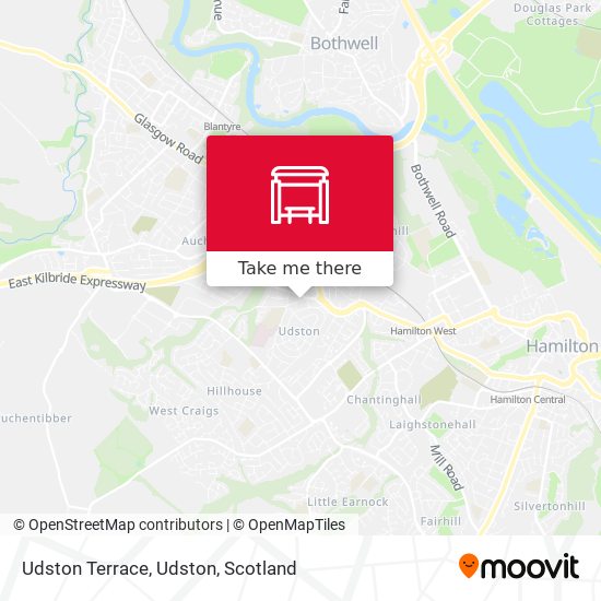 Udston Terrace, Udston map