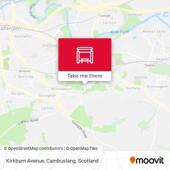 Kirkburn Avenue, Cambuslang map