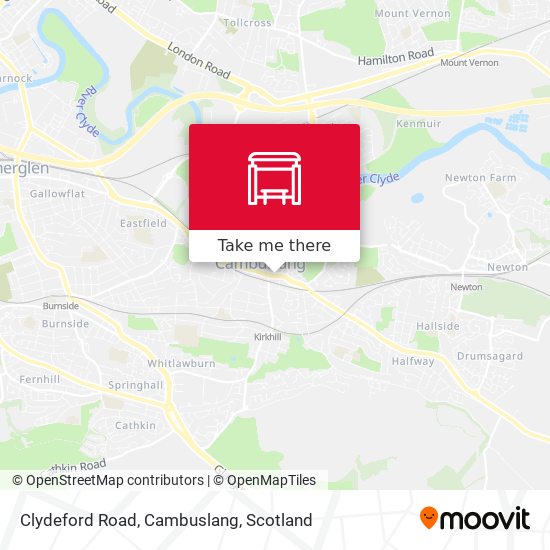 Clydeford Road, Cambuslang map