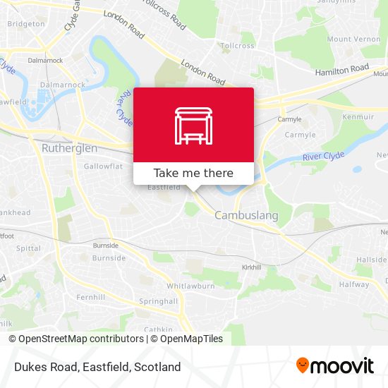 Dukes Road, Eastfield map