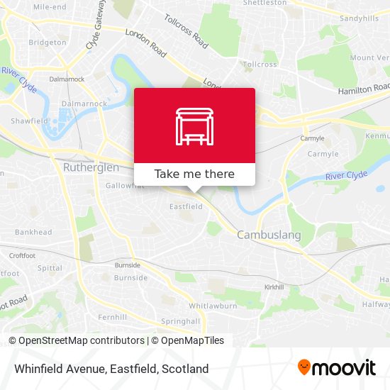 Whinfield Avenue, Eastfield map