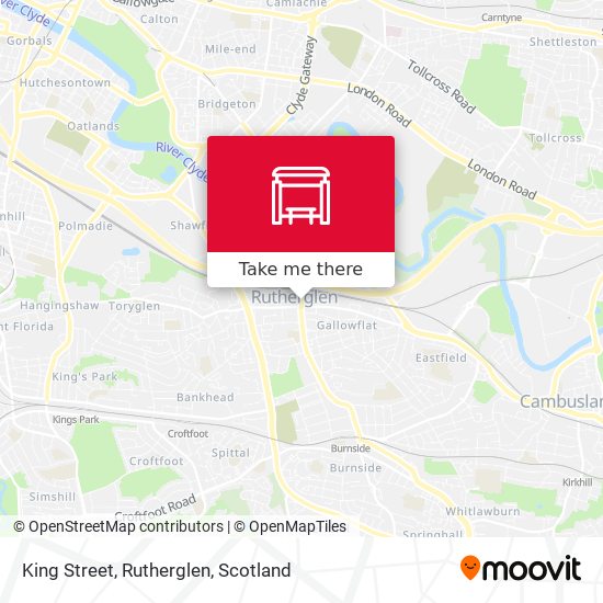 King Street, Rutherglen map