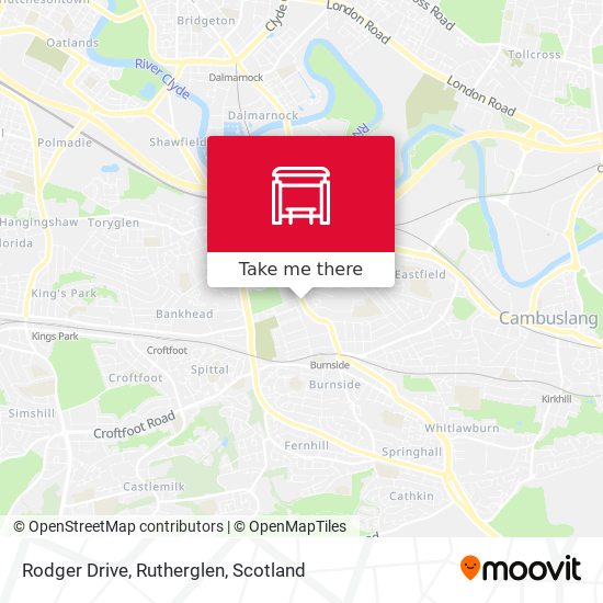Rodger Drive, Rutherglen map