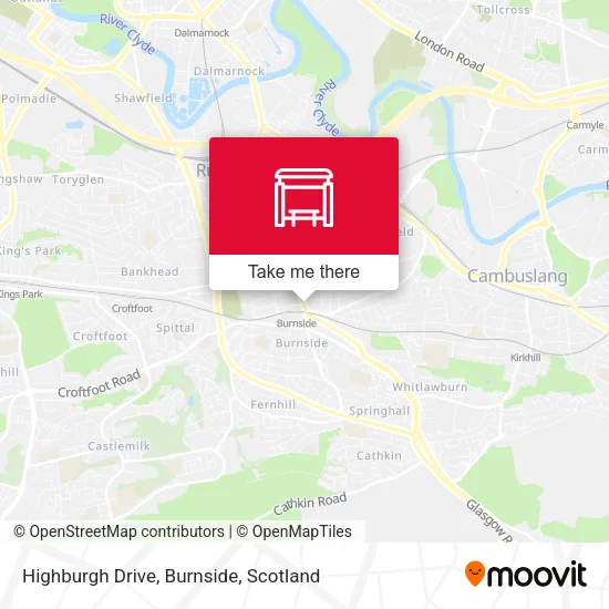 Highburgh Drive, Burnside map