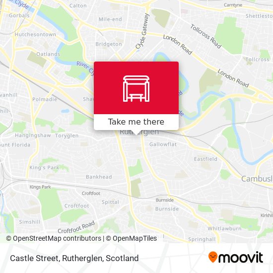 Castle Street, Rutherglen map