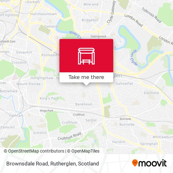 Brownsdale Road, Rutherglen map