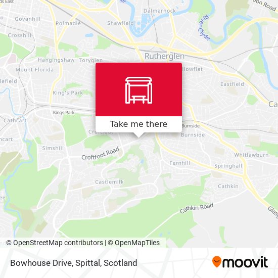 Bowhouse Drive, Spittal map
