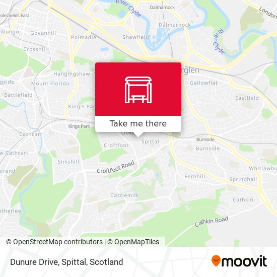 Dunure Drive, Spittal map