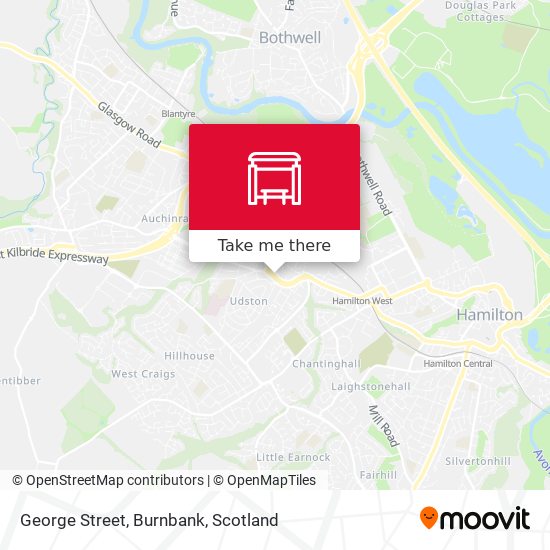 George Street, Burnbank map