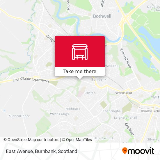 East Avenue, Burnbank map