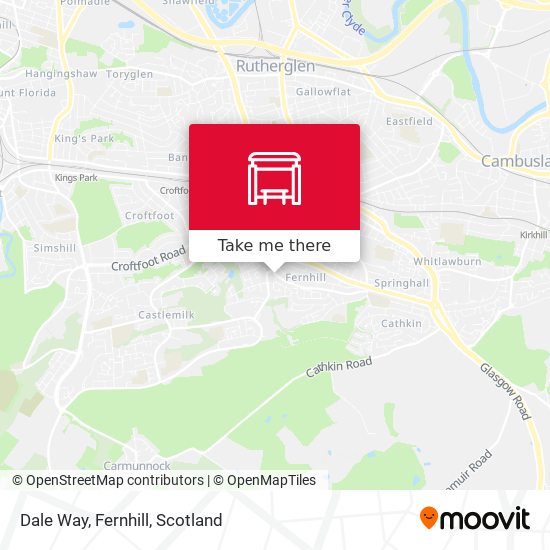 Dale Way, Fernhill map