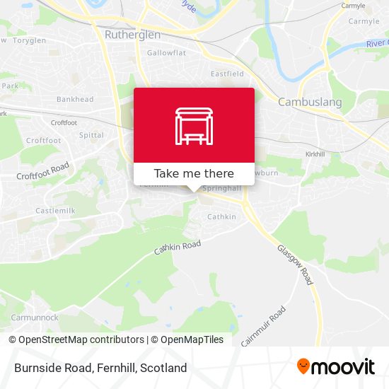 Burnside Road, Fernhill map