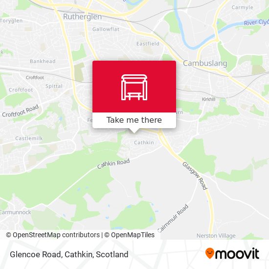 Glencoe Road, Cathkin map