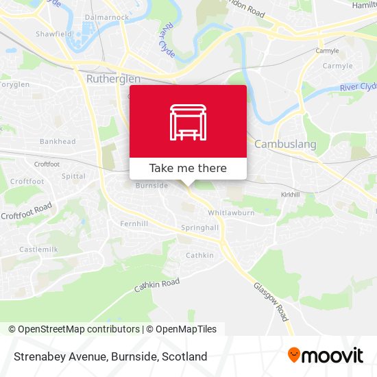 Strenabey Avenue, Burnside map