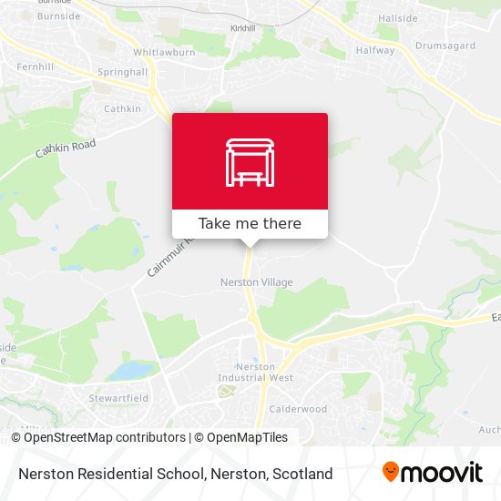 Nerston Residential School, Nerston map