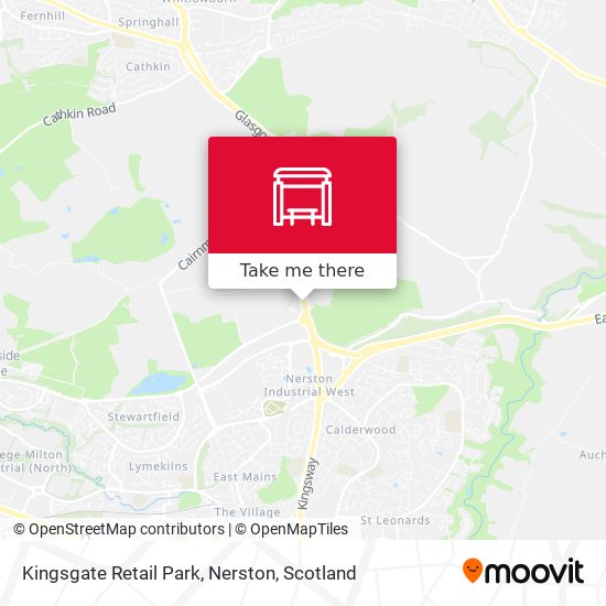 Kingsgate Retail Park, Nerston map