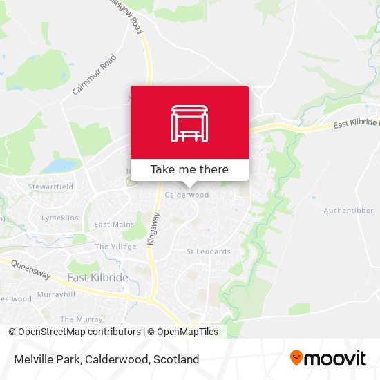 Melville Park, Calderwood map