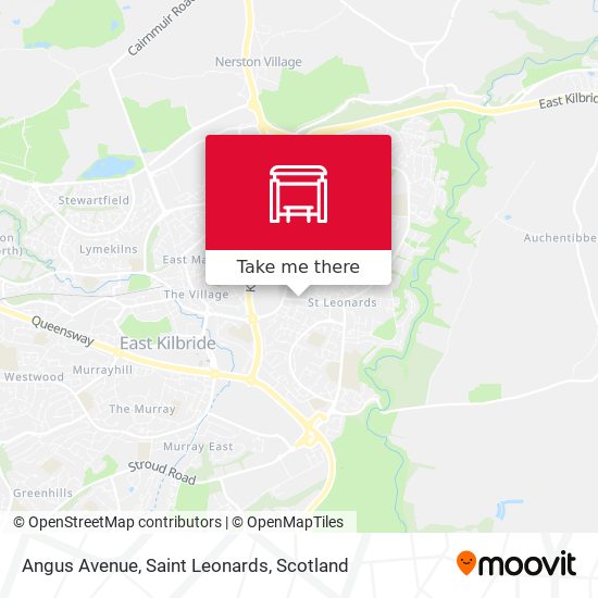 Angus Avenue, Saint Leonards map