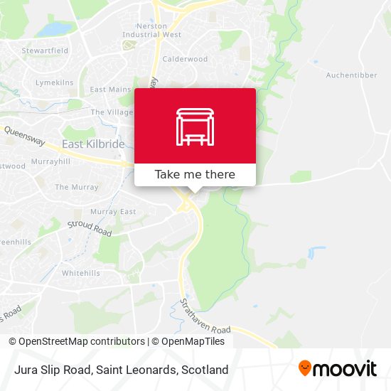 Jura Slip Road, Saint Leonards map