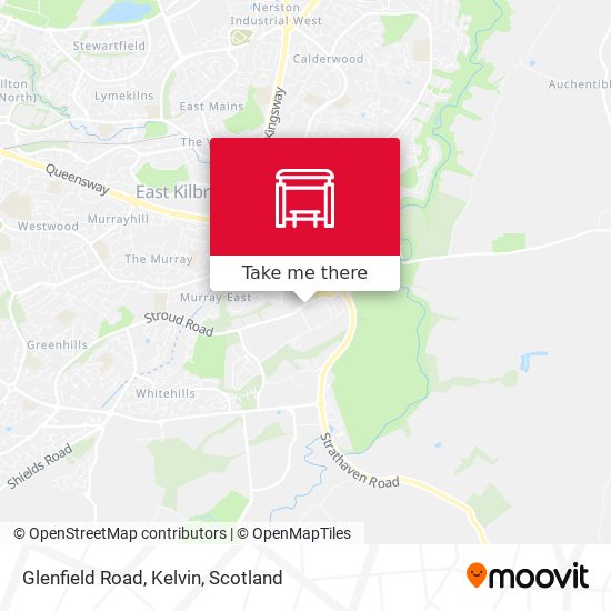 Glenfield Road, Kelvin map