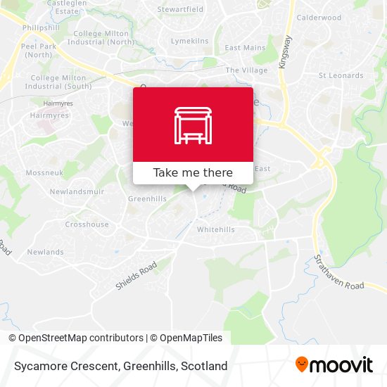 Sycamore Crescent, Greenhills map