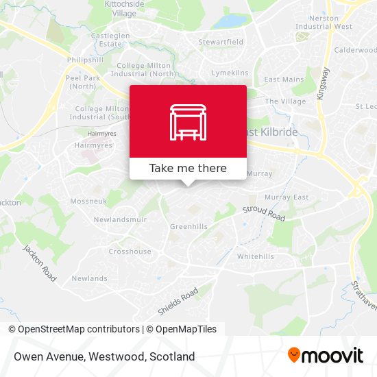 Owen Avenue, Westwood map