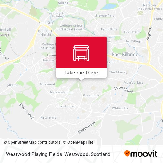 Westwood Playing Fields, Westwood map