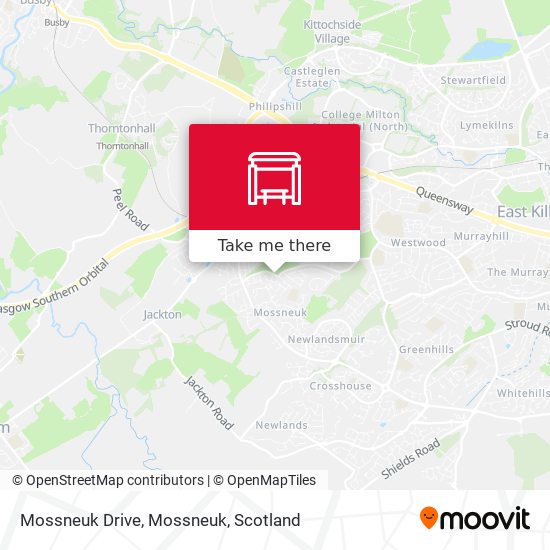 Mossneuk Drive, Mossneuk map