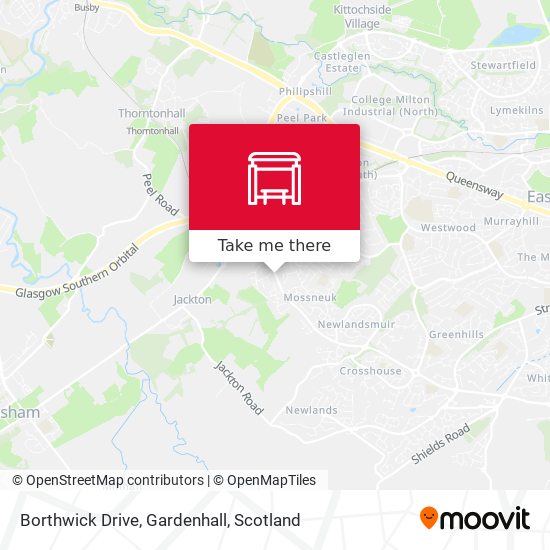 Borthwick Drive, Gardenhall map