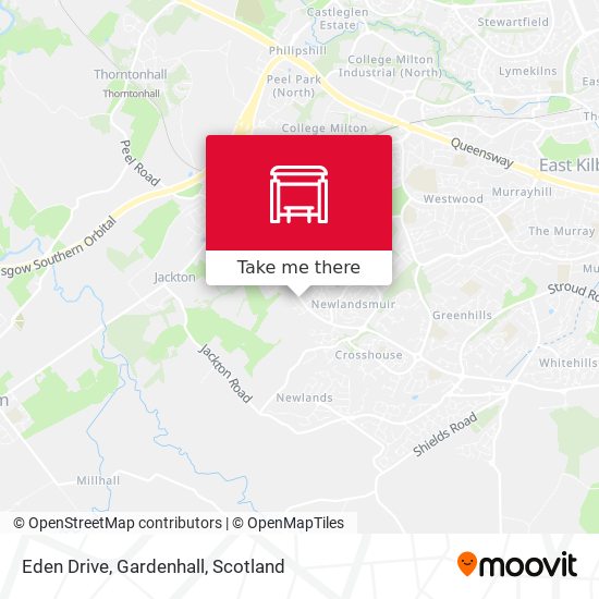 Eden Drive, Gardenhall map