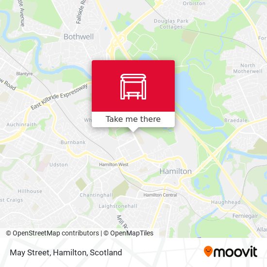 May Street, Hamilton map