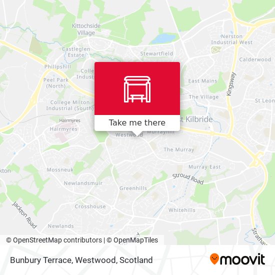 Bunbury Terrace, Westwood map