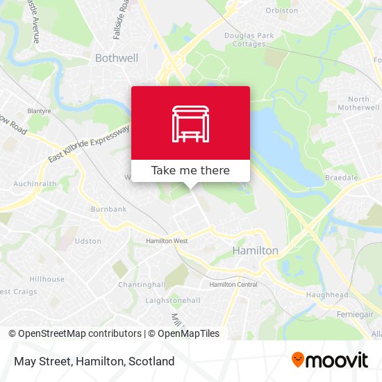 May Street, Hamilton map