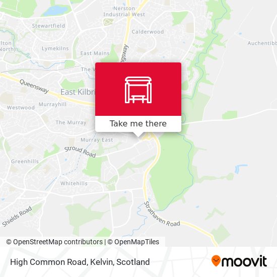 High Common Road, Kelvin map