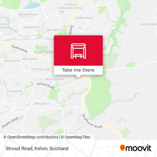 Stroud Road, Kelvin map