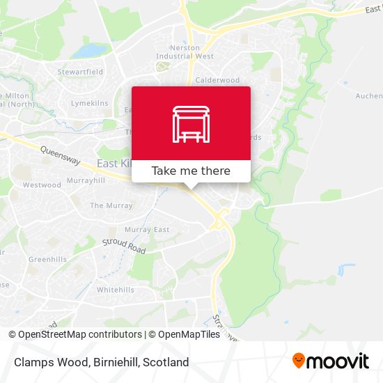 Clamps Wood, Birniehill map