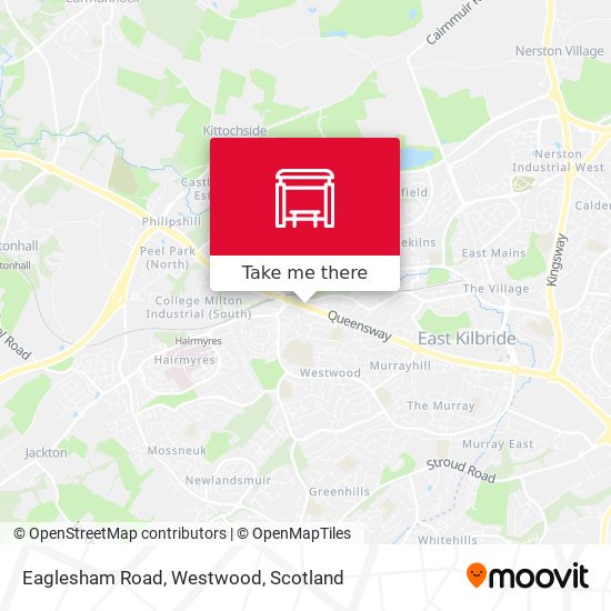 Eaglesham Road, Westwood map