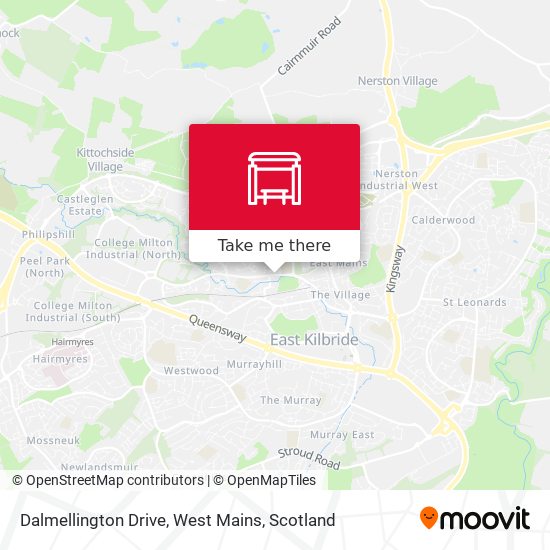 Dalmellington Drive, West Mains map