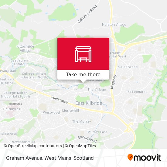 Graham Avenue, West Mains map