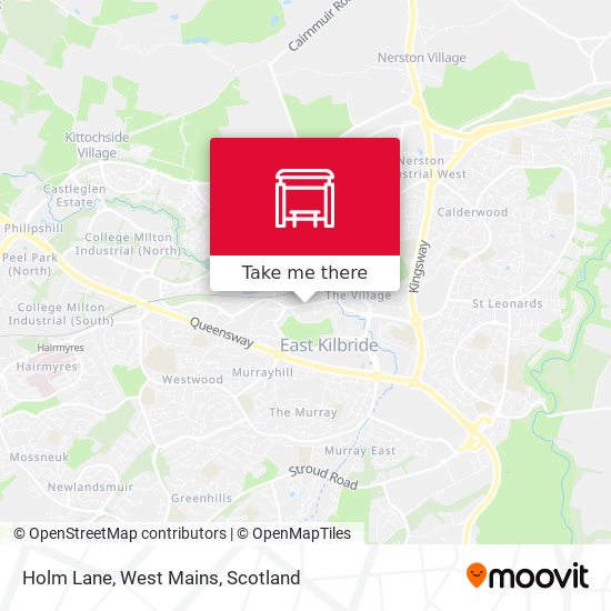 Holm Lane, West Mains map