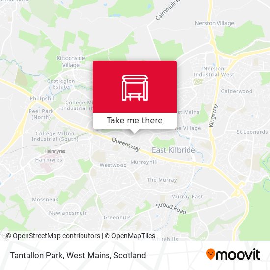 Tantallon Park, West Mains map