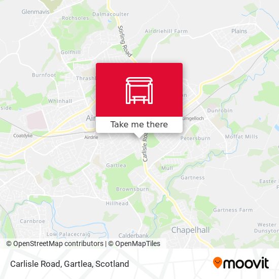 Carlisle Road, Gartlea map