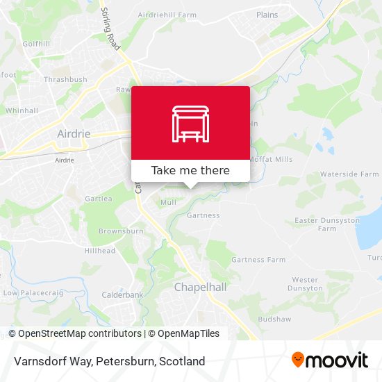 Varnsdorf Way, Petersburn map
