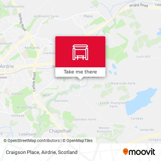 Craigson Place, Airdrie map