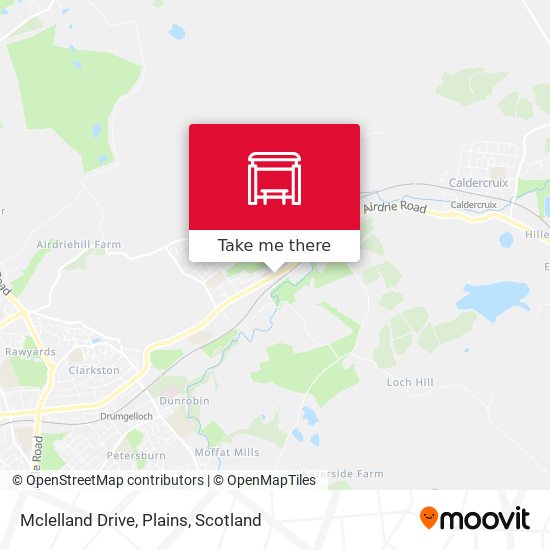 Mclelland Drive, Plains map