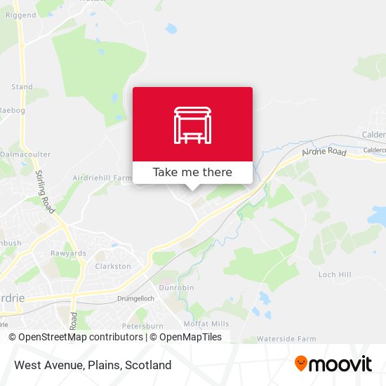 West Avenue, Plains map