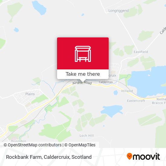 Rockbank Farm, Caldercruix map